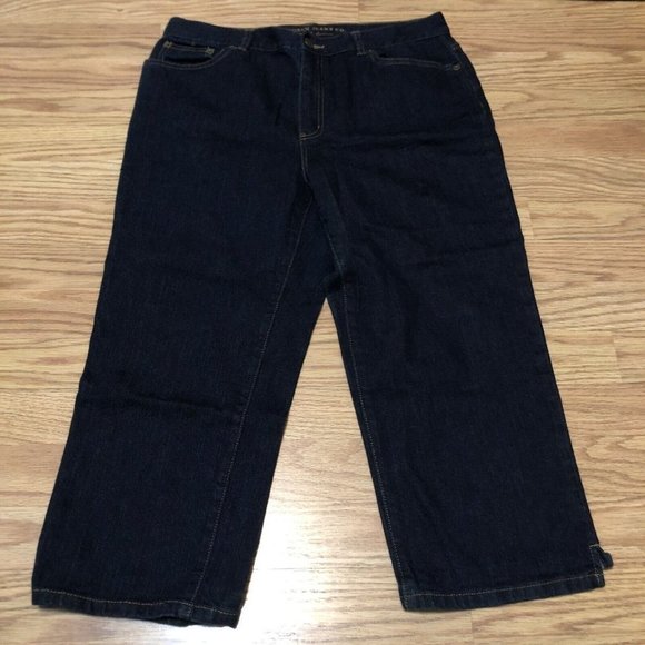 Ralph Lauren Denim - LRL Lauren Jeans Co. Ralph Lauren Capri Jeans Size 10 Cropped Stretch Denim